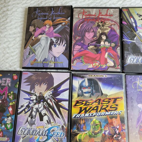 Anime DVDs Animated Stories Lot Gundam Inuyasha Iria Transformers Beast Wars TV - Picture 10 of 16